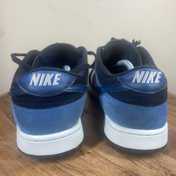 Nike Dunk Low Airbrush Industrial Blue Mens Blue Black Size 13 Shoes FD6923-100 - Picture 5 of 10